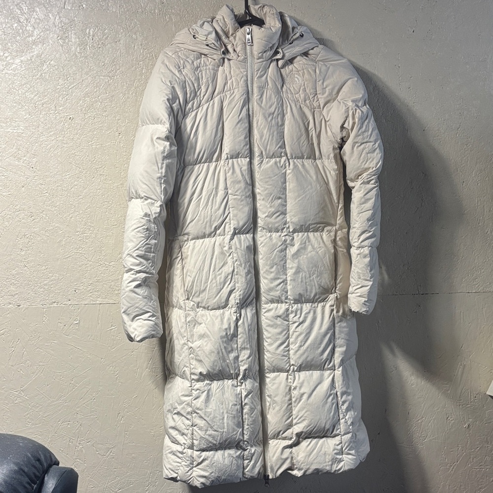 The North Face Women's Off-White Puffer Coat